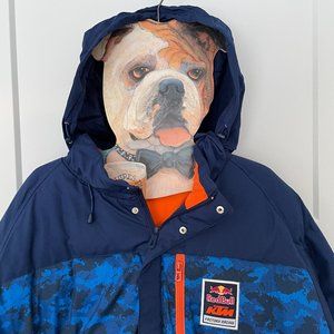 Red Bull KTM Factory Racing Down Puffy Winter Jacket New without tags
